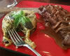 Steak with Mushrooms & Zucchini Deep Dish